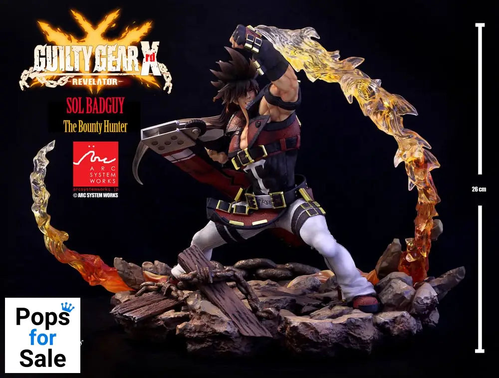 Guilty Gear Xrd Revelator Diorama Sol Badguy - The Bounty Hunter 26 cm