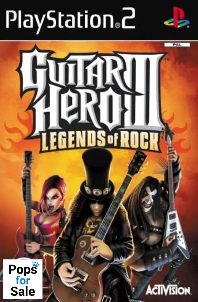 Guitar Hero III - Game Only for Sony Playstation 2 - [Just Disc]