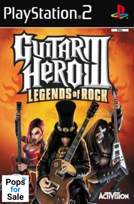 Guitar Hero III - Game Only for Sony Playstation 2 - [Just Disc]