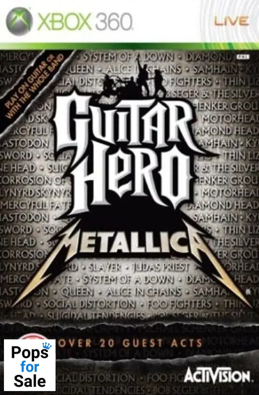 Guitar Hero: Metallica for Microsoft Xbox 360