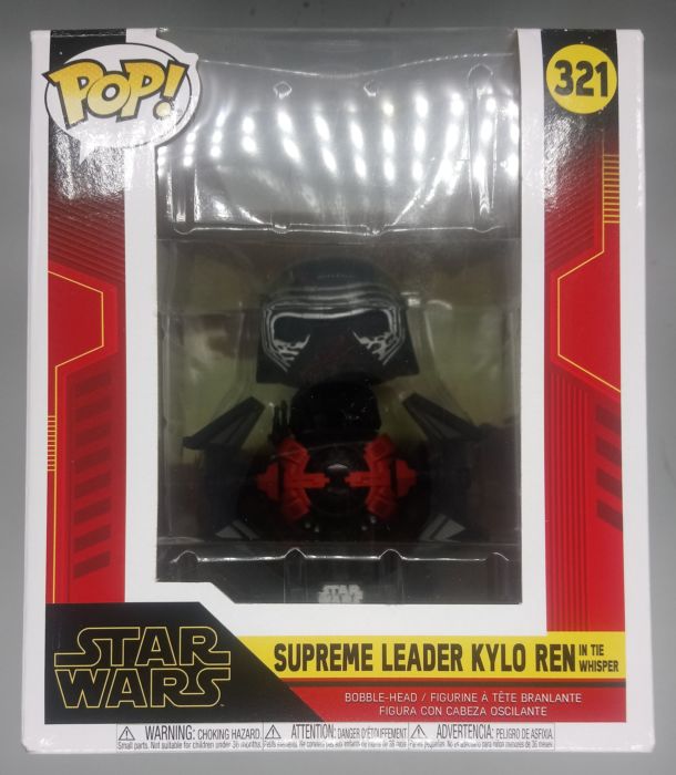 #321 Supreme Leader Kylo Ren (TIE Whisper) Deluxe Star Wars Funko POP