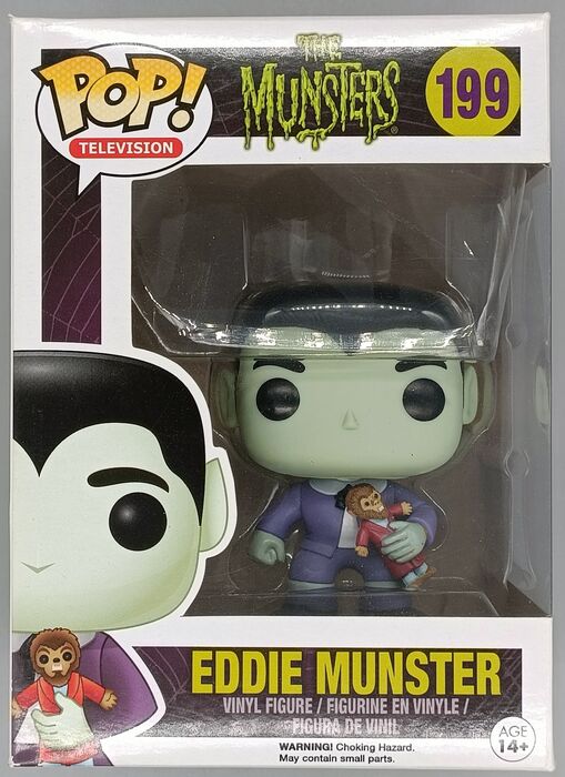 199 Eddie Munster - The Munsters - Box Damaged Funko POP