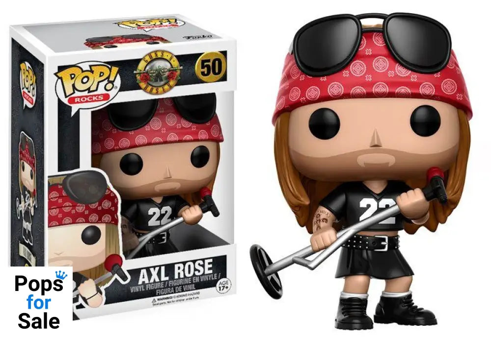 Guns N´ Roses POP! Rocks Vinyl Figure Axl Rose 9 cm Funko POP POP! Figures