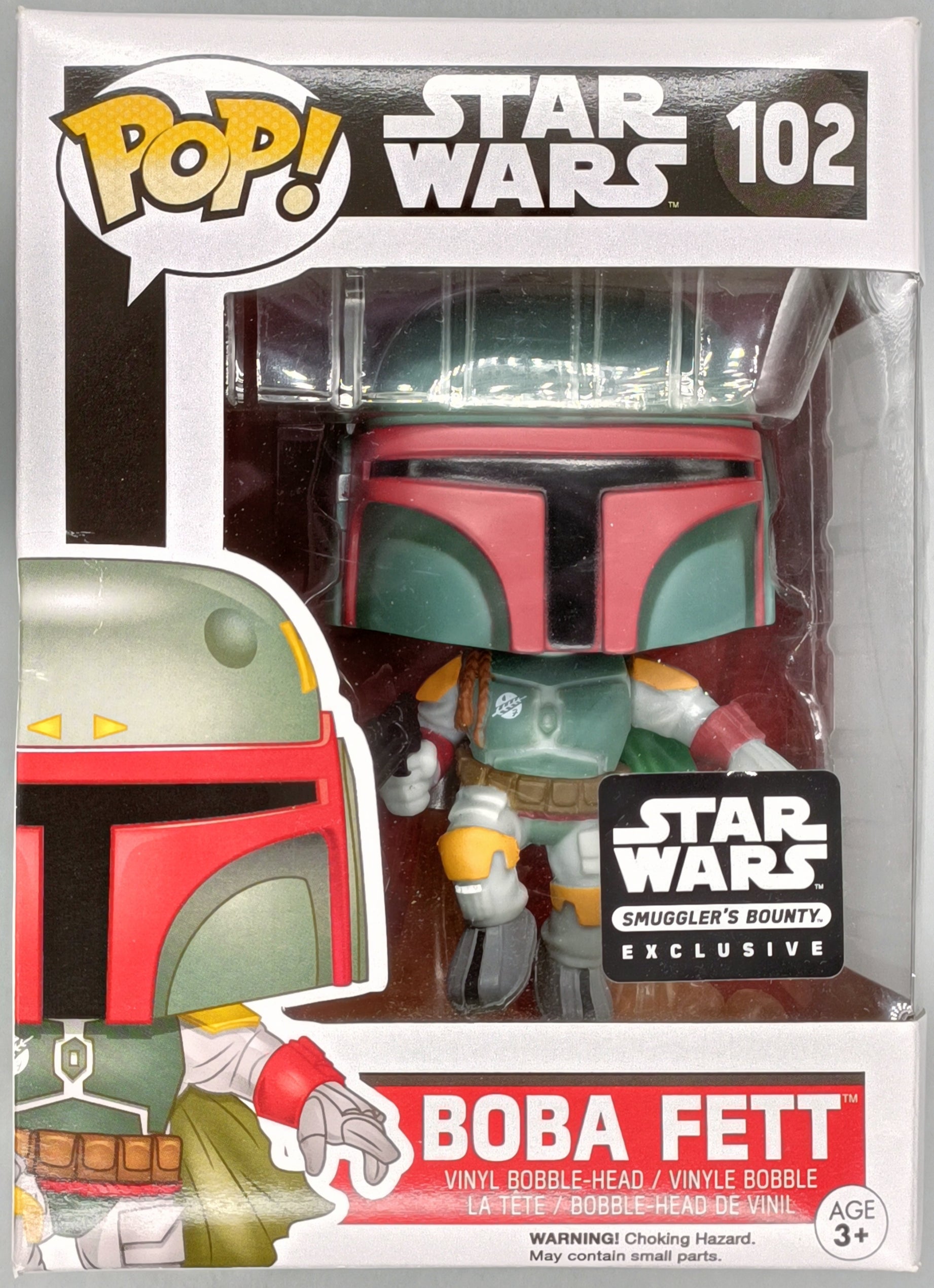 #102 Boba Fett (Action Pose) - Star Wars Smugglers Bounty - Box Damaged Funko POP