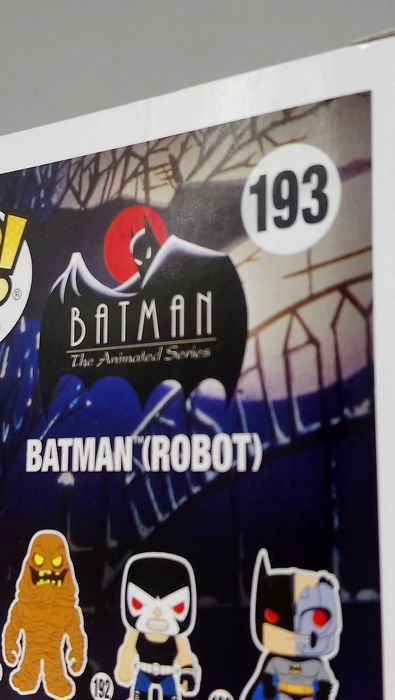 193 Batman (Robot- Full Metal Head) Chase DC Animated Funko POP - Box Damaged