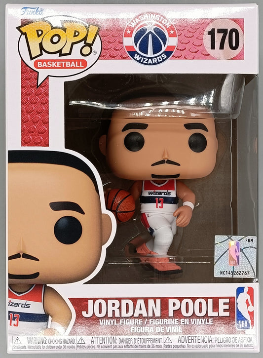 #170 Jordan Pool - NBA Legends - Washington Wizards Brand New Funko POP in Protector