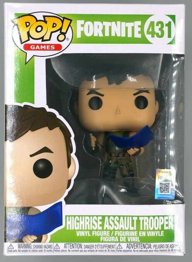 431 Highrise Assault Trooper - Fortnite - Funko POP - Box Damaged