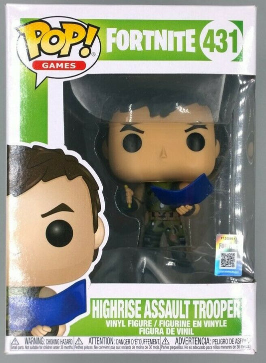 431 Highrise Assault Trooper - Fortnite - Funko POP - Box Damaged