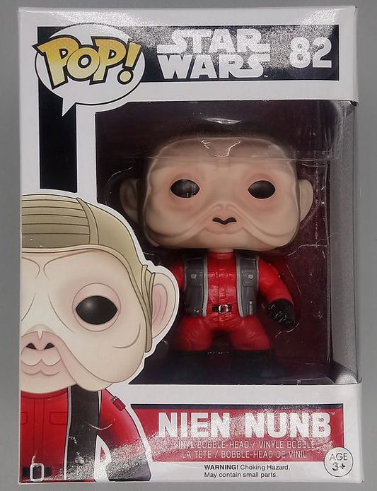 #82 Nien Nunb - Star Wars - Box Damaged Funko POP