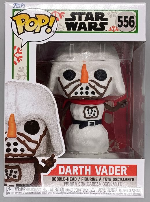 #556 Darth Vader (Snowman) Star Wars - Holidays - Box Damaged Funko POP