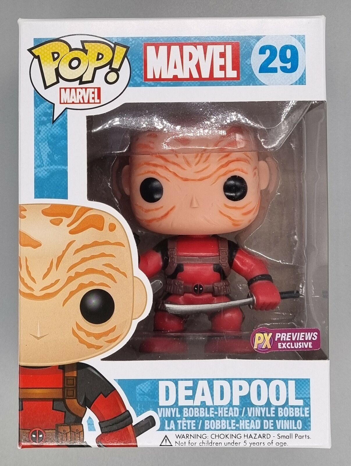 29 Deadpool (Unmasked) - Marvel Funko POP