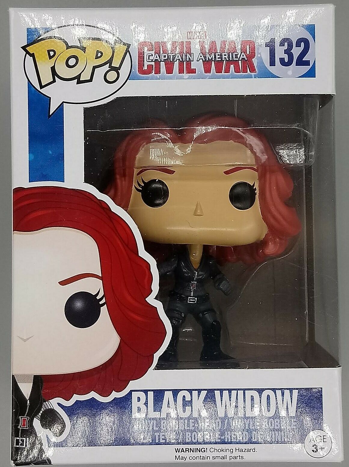 #132 Black Widow - Marvel Captain America Civil War Funko POP