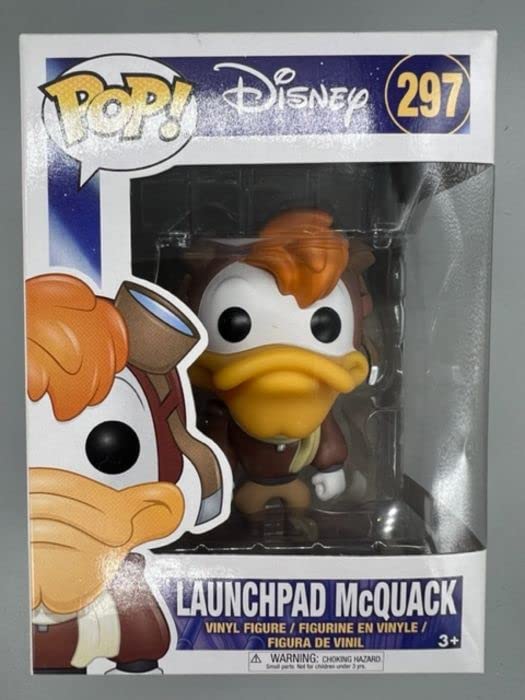 297 Launchpad McQuack - Disney Darkwing Duck- Funko POP - Box Damaged