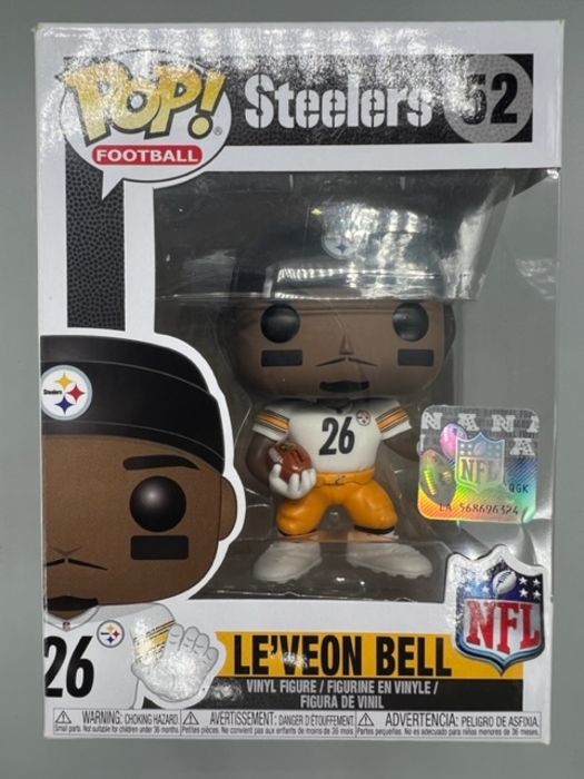 #52 Le'Veon Bell (White) NFL Pittsburgh Steelers Box Damaged Funko POP