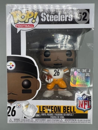 #52 Le'Veon Bell (White) NFL Pittsburgh Steelers Box Damaged Funko POP