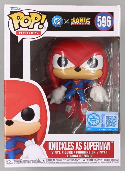 596 Knuckles as Superman - DC x Sonic the Hedgehog Funko POP