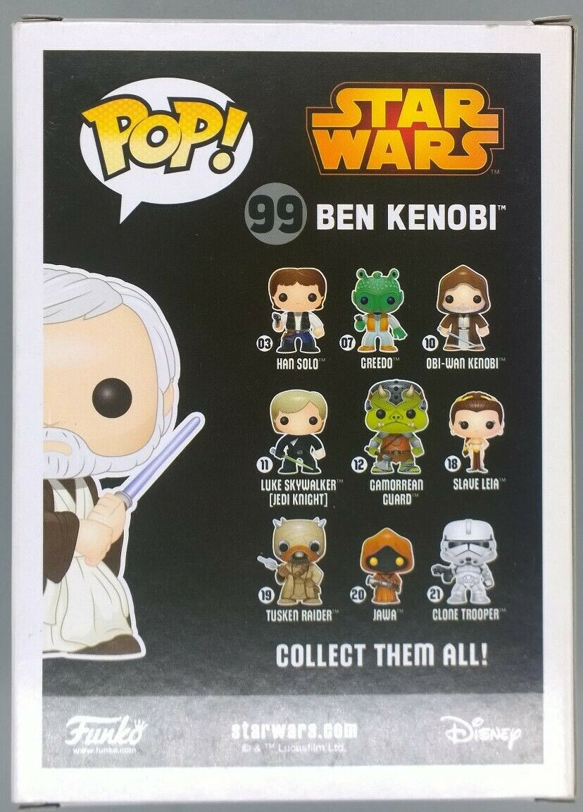 #99 Ben Kenobi - Star Wars - Smugglers Bounty Exclusive Funko POP
