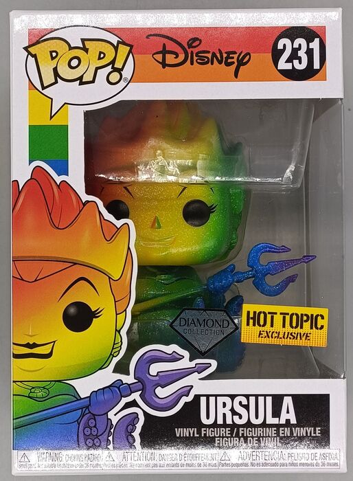 #231 Ursula (Pride) - Diamond - Disney The Little Mermaid Funko POP