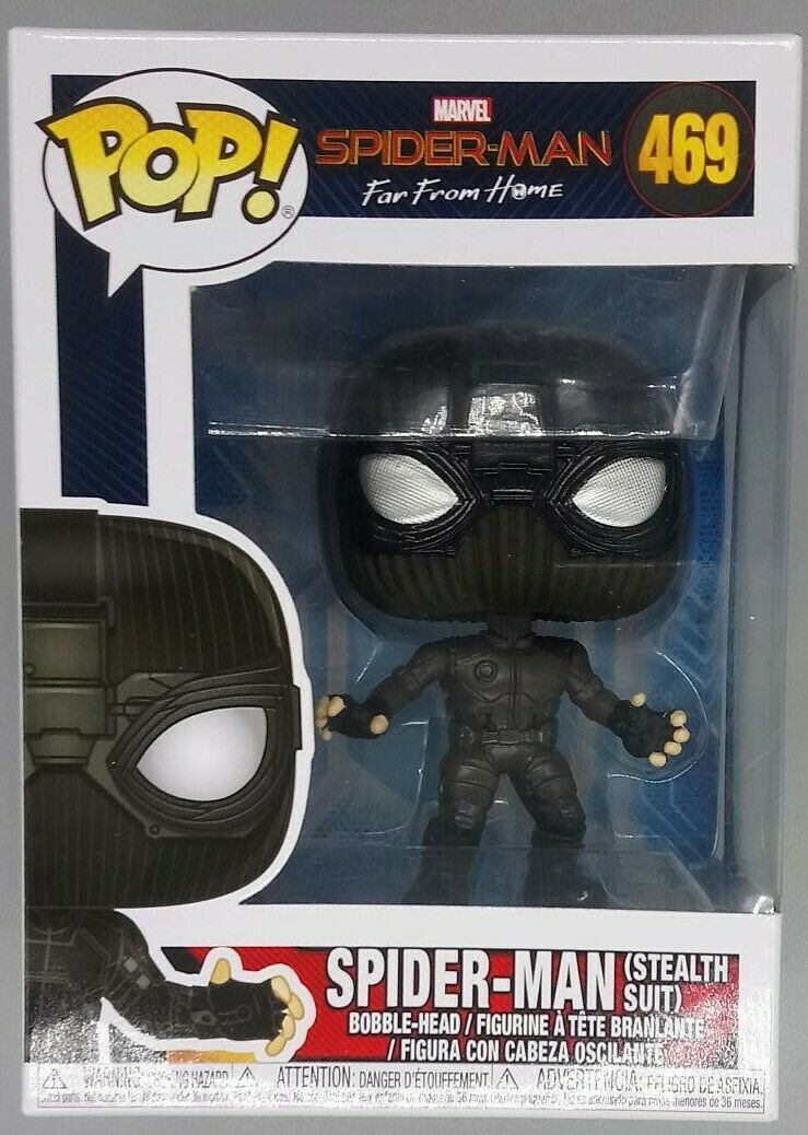 #469 Spider-Man (Stealth Suit) - Spider Far from Home Funko POP