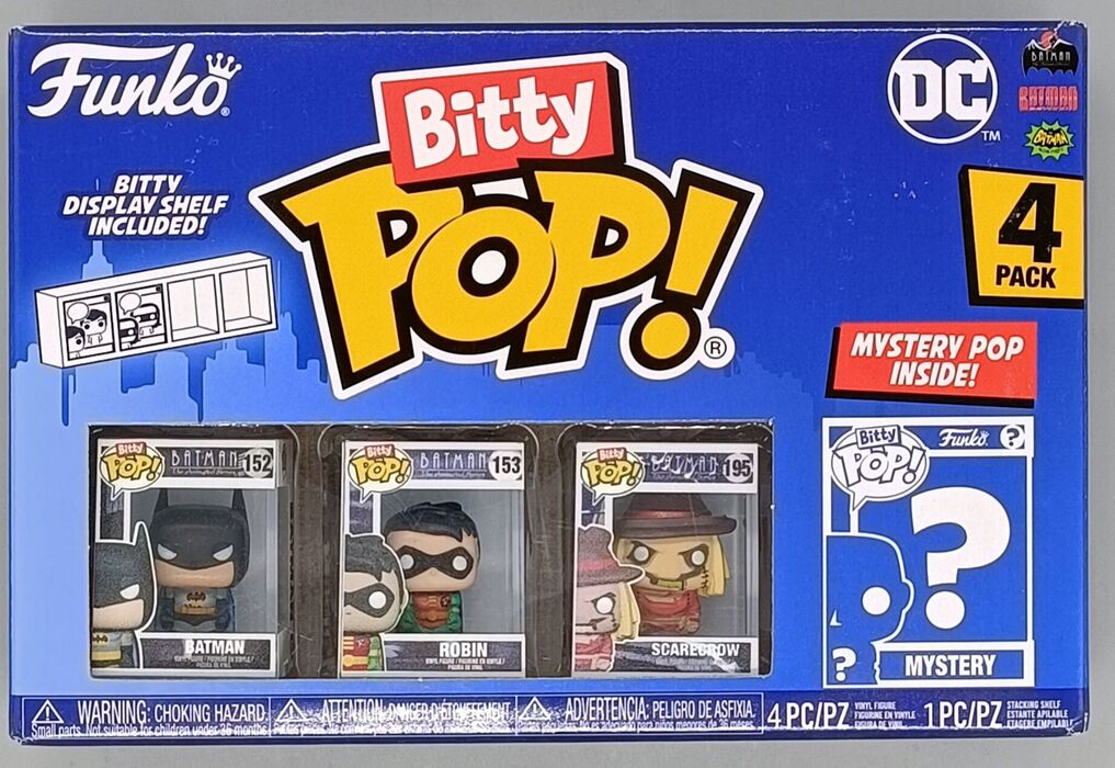 DC Funko Bitty POP! Vinyl Figure 4-Pack Batman - New Funko Bitty POP