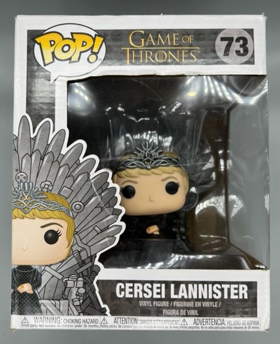73 Cersei Lannister (on Iron Throne) Deluxe Game of Thrones Funko POP - Box Damaged