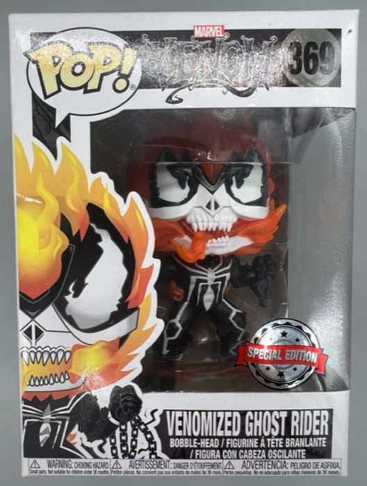 369 Venomized Ghost Rider - Marvel Venom - Box Damaged Funko POP