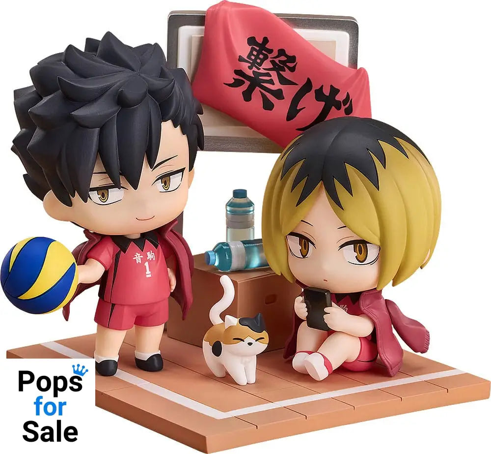 Haikyu!! Qset Mini-Figure 2-Pack Tetsuro Kuroo & Kenma Kozume 9 cm Mini-figures