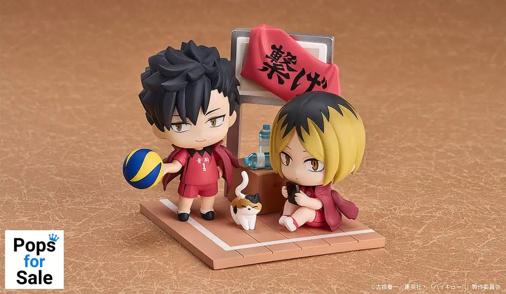 Haikyu!! Qset Mini-Figure 2-Pack Tetsuro Kuroo & Kenma Kozume 9 cm Mini-figures