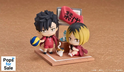 Haikyu!! Qset Mini-Figure 2-Pack Tetsuro Kuroo & Kenma Kozume 9 cm Mini-figures
