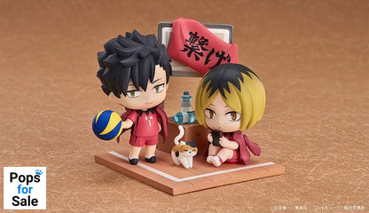 Haikyu!! Qset Mini-Figure 2-Pack Tetsuro Kuroo & Kenma Kozume 9 cm