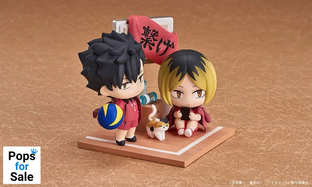 Haikyu!! Qset Mini-Figure 2-Pack Tetsuro Kuroo & Kenma Kozume 9 cm