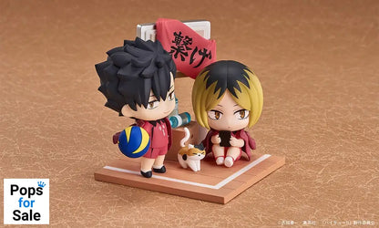 Haikyu!! Qset Mini-Figure 2-Pack Tetsuro Kuroo & Kenma Kozume 9 cm