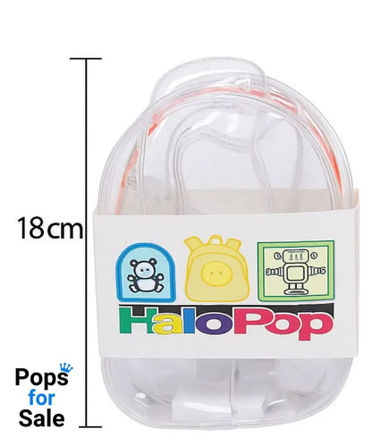 HaloPop Crystal Clear Display Bag LED Glow Lighting (Pink) 18 cm Assortment (6)