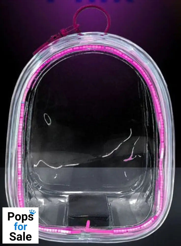 HaloPop Crystal Clear Display Bag LED Glow Lighting (Pink) 18 cm Assortment (6)
