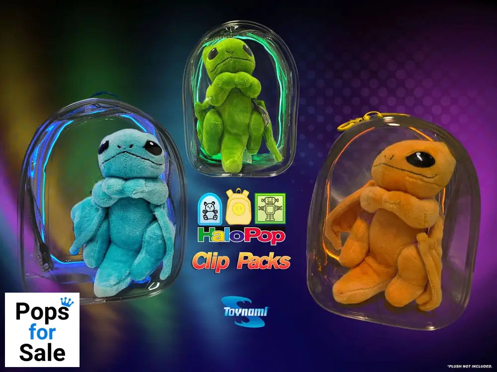 HaloPop Crystal Clear Display Bag LED Glow Lighting (Pink) 18 cm Assortment (6)