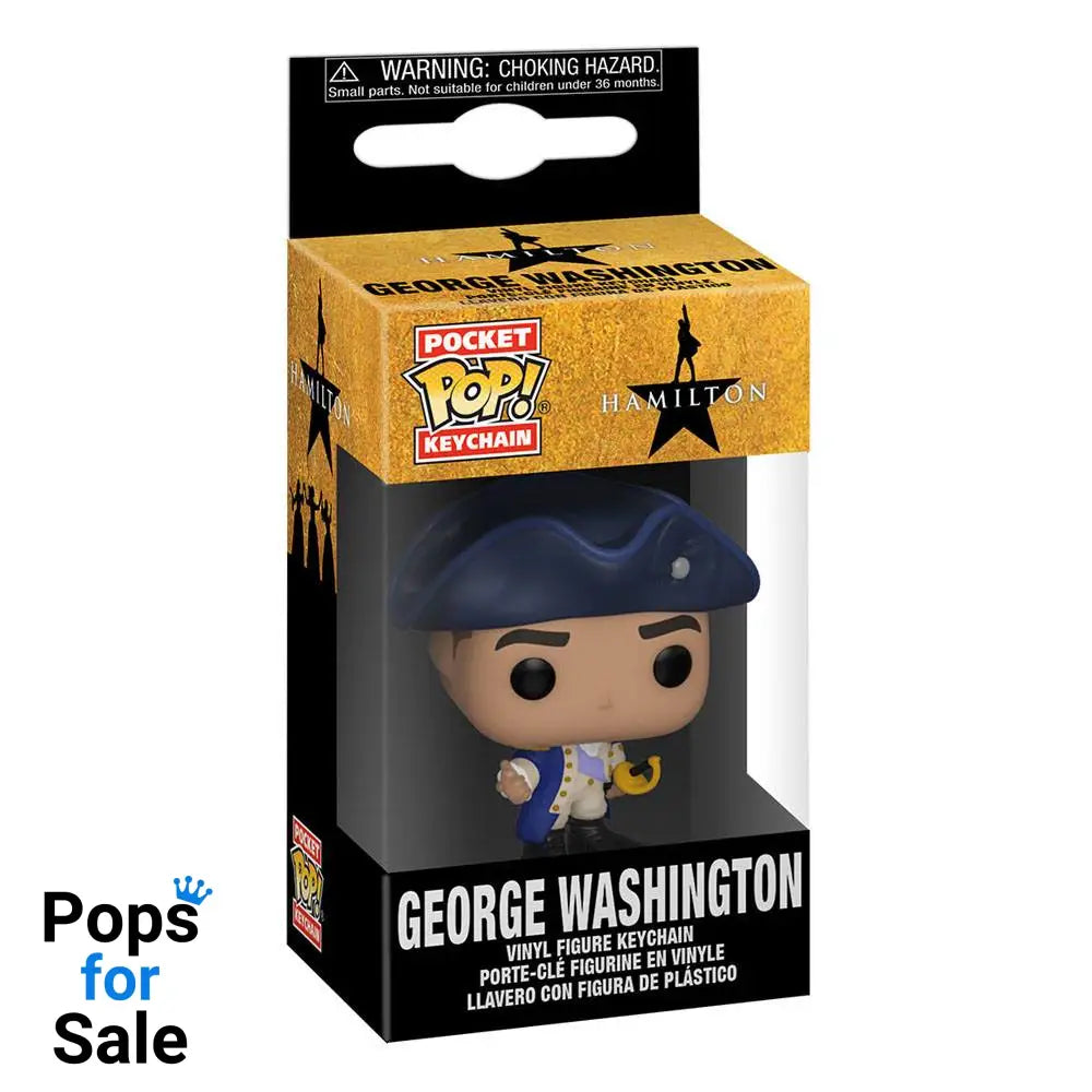Hamilton Pocket POP! Vinyl Keychains 4 cm George Washington Display (12)