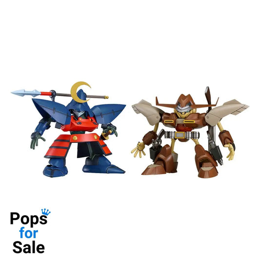 Hao Taikei Ryu Knight Moderoid Plastic Model Kit Collection Series: 3 Hayatmaru & Delingar 10 cm