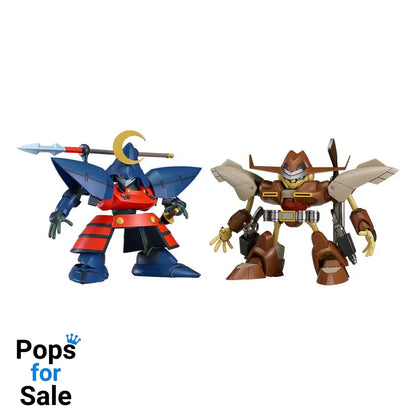 Hao Taikei Ryu Knight Moderoid Plastic Model Kit Collection Series: 3 Hayatmaru & Delingar 10 cm Model kits