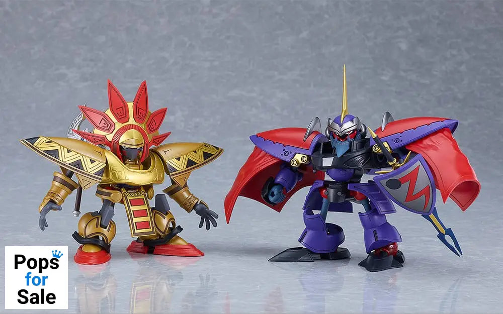 Hao Taikei Ryu Knight Moderoid Plastic Model Kit Collection Series: 4 Shinebaram & Steru 10 cm