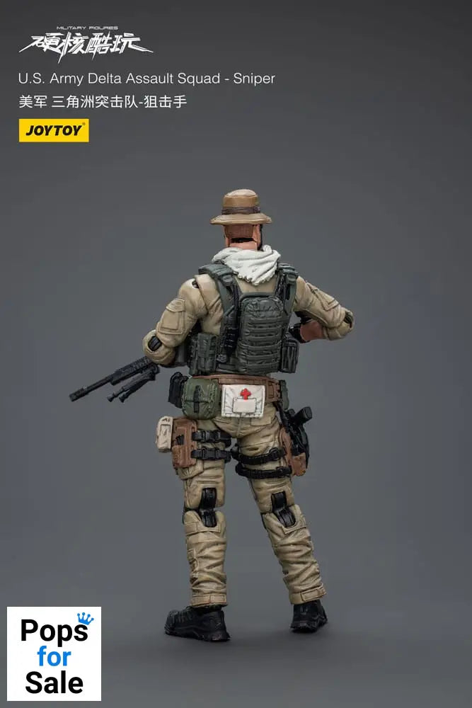 Hardcore Coldplay Action Figure 1/18 U.S. Army Delta Assault Squad Sniper 11 cm