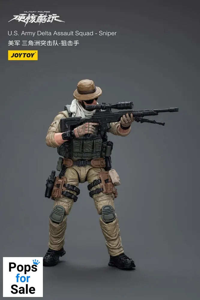 Hardcore Coldplay Action Figure 1/18 U.S. Army Delta Assault Squad Sniper 11 cm