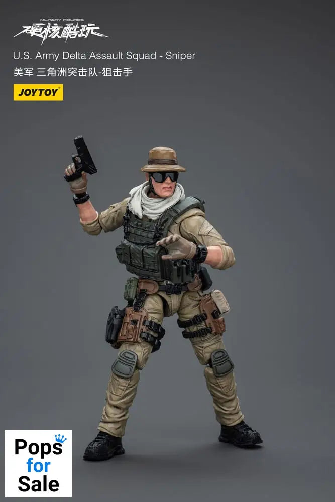 Hardcore Coldplay Action Figure 1/18 U.S. Army Delta Assault Squad Sniper 11 cm