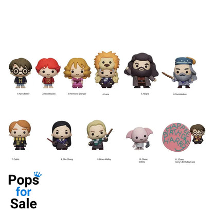 Harry Potter 3D PVC Bag Clips Series 12 Display (24) Keyrings