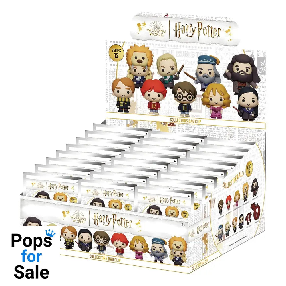 Harry Potter 3D PVC Bag Clips Series 12 Display (24)