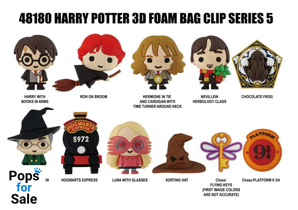 Harry Potter 3D PVC Bag Clips Series 5 Display (24)