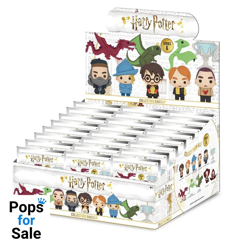 Harry Potter 3D PVC Bag Clips Series 6 Display (24)