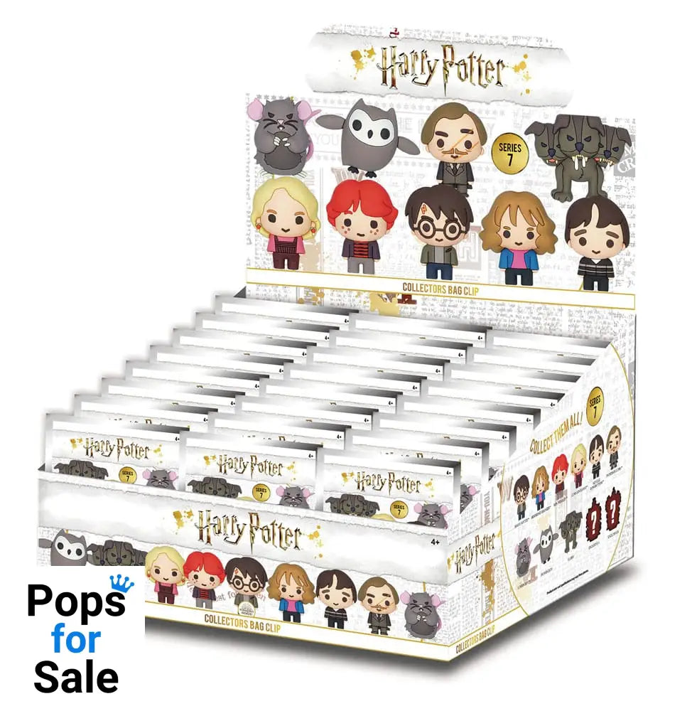 Harry Potter 3D PVC Bag Clips Series 7 Display (24)