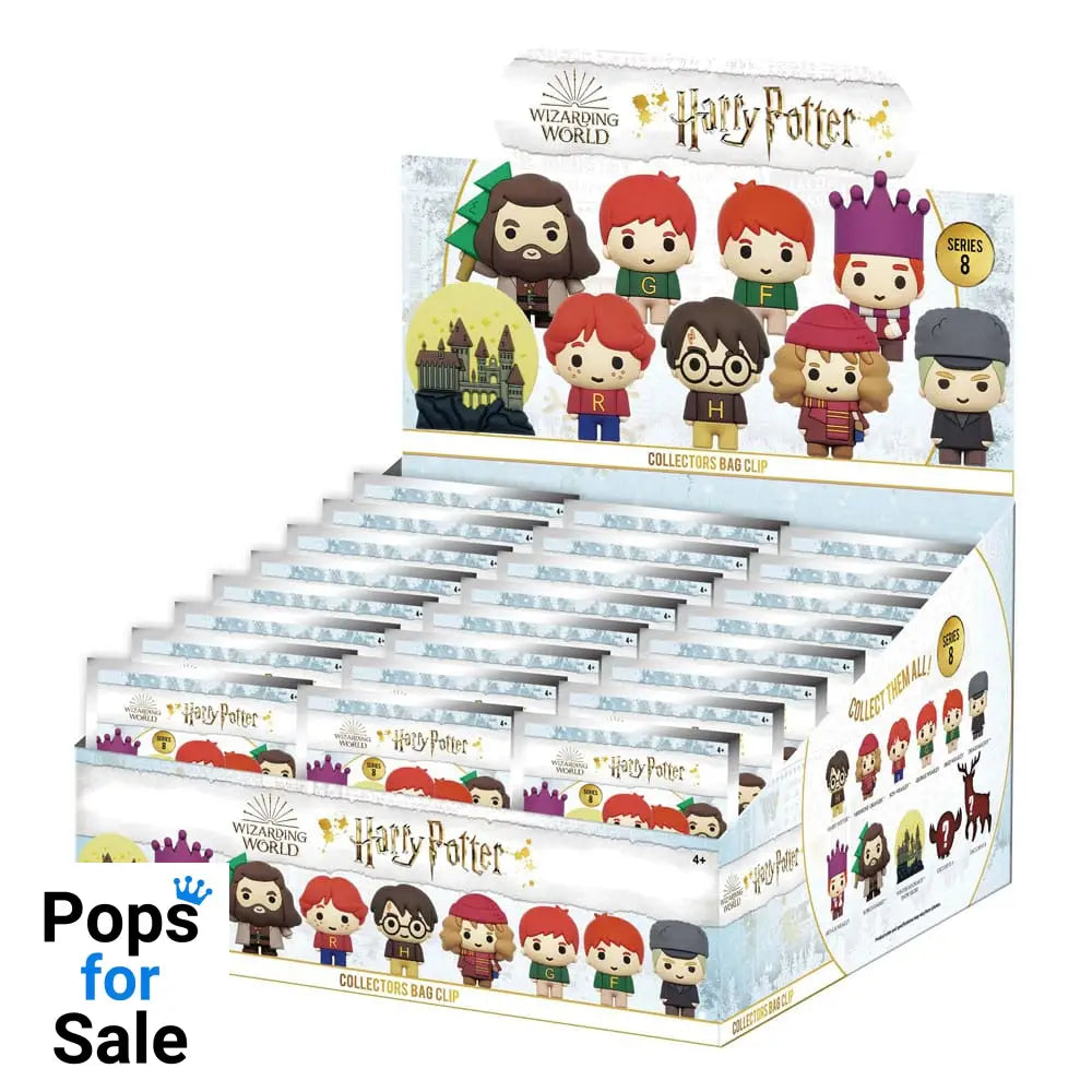 Harry Potter 3D PVC Bag Clips Series 8 Display (24)