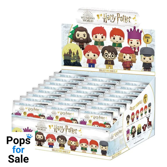 Harry Potter 3D PVC Bag Clips Series 8 Display (24)