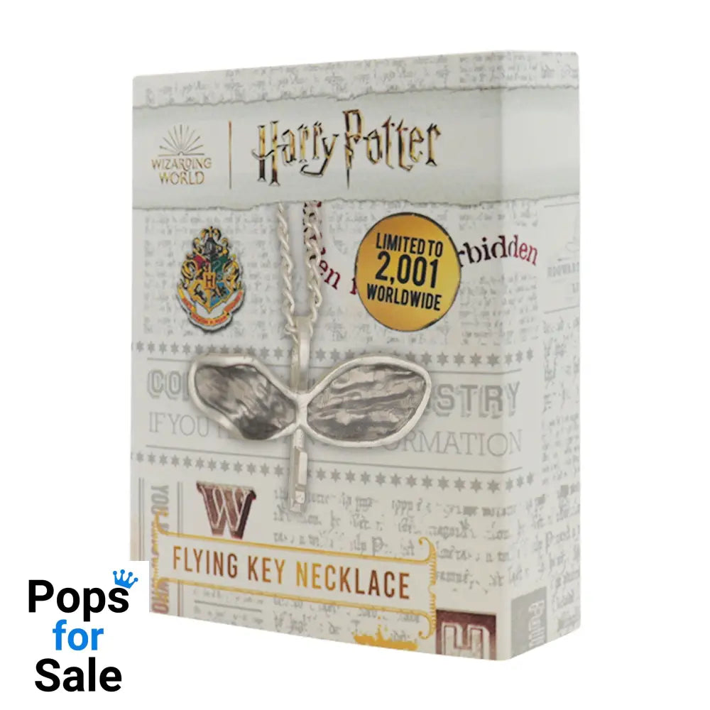 Harry Potter.999 Silver Plated Flying Key Necklace Necklace